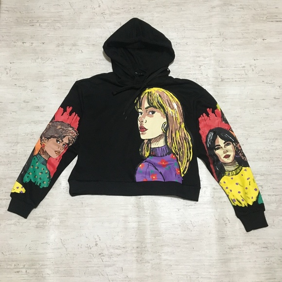 ZARA GIRL PRINTED HOODIE SWEATSHIRT - Picture 3 of 8